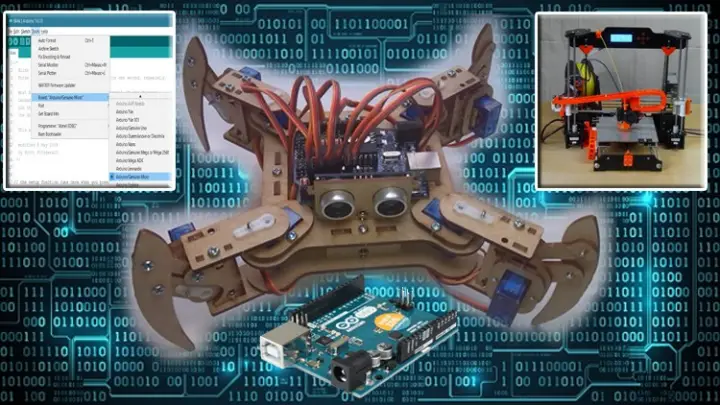 Arduino e Impresión 3d , Construye Tu Propio Robot